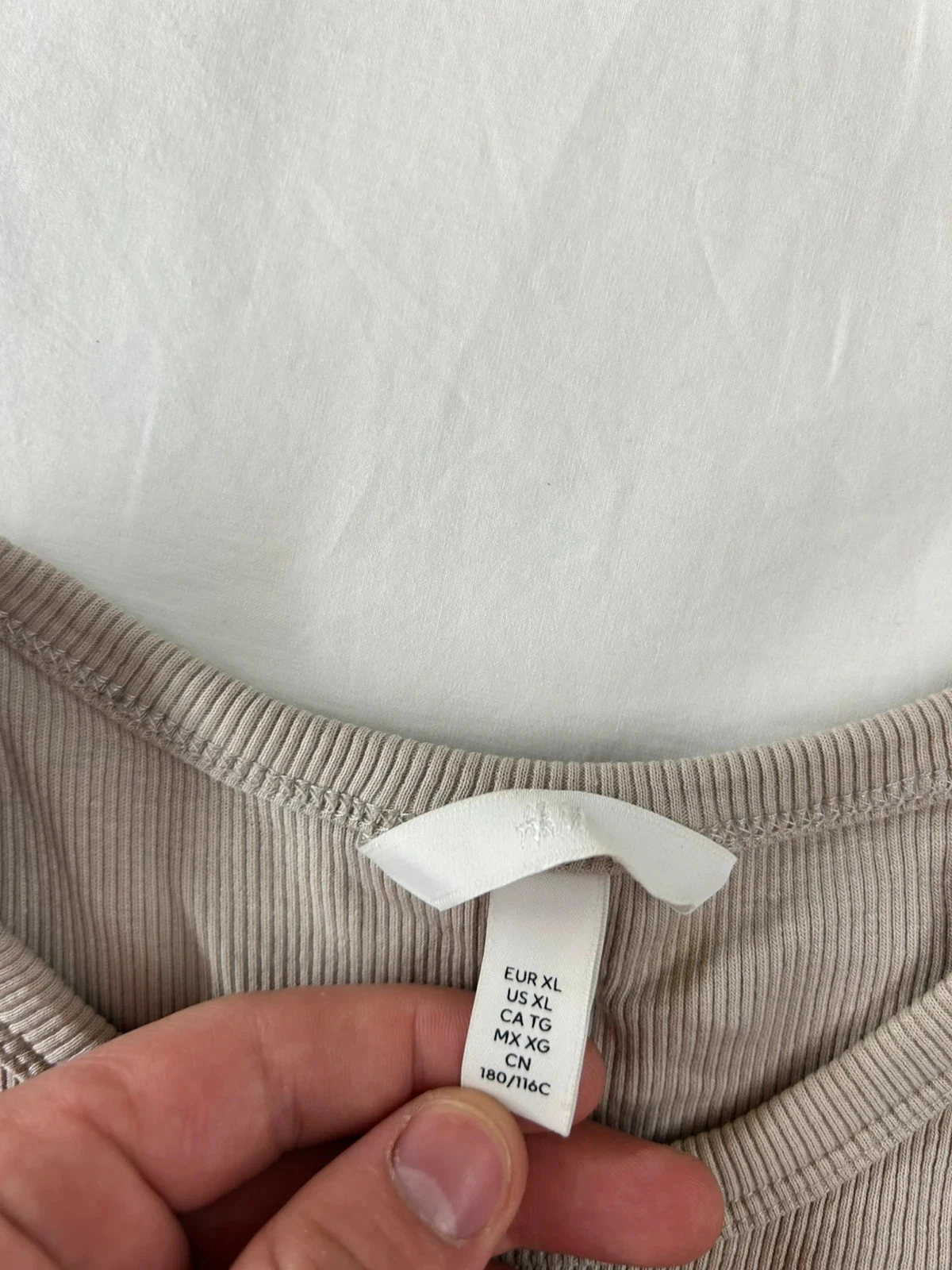 Beige cropped top h&m – photo 4